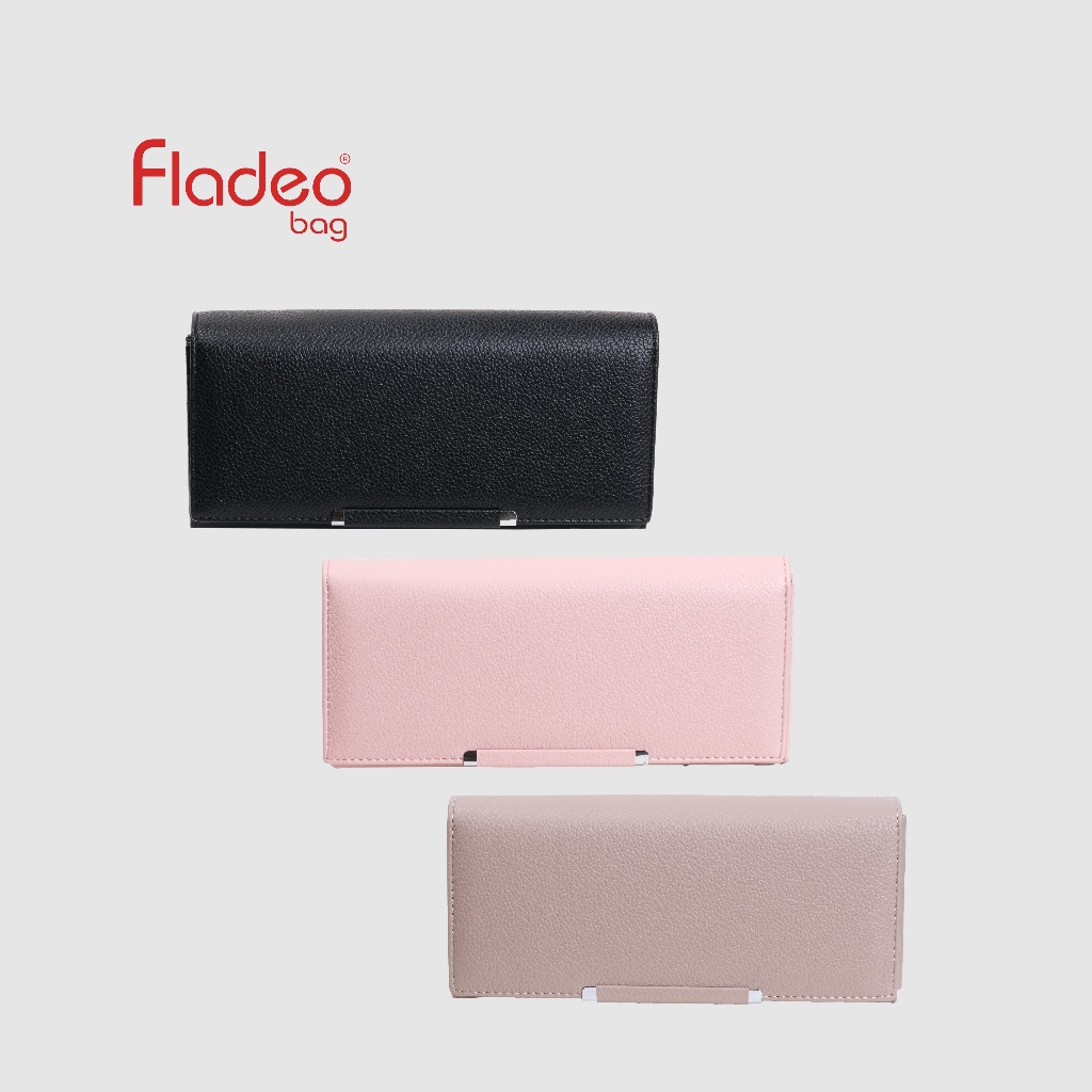 Fladeo B25/QD260-1DH/Dompet Lipat Panjang Wanita [ Flap Wallet ]
