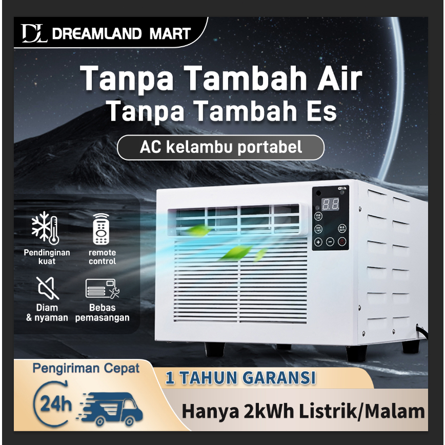 A01 AC Portable 0.5PK / 1 PK Air Cooler Pendingin Ruangan