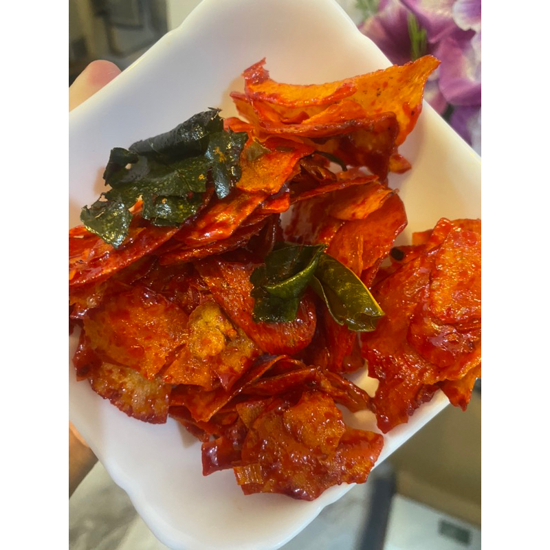 

Kripik singkong pedas manis