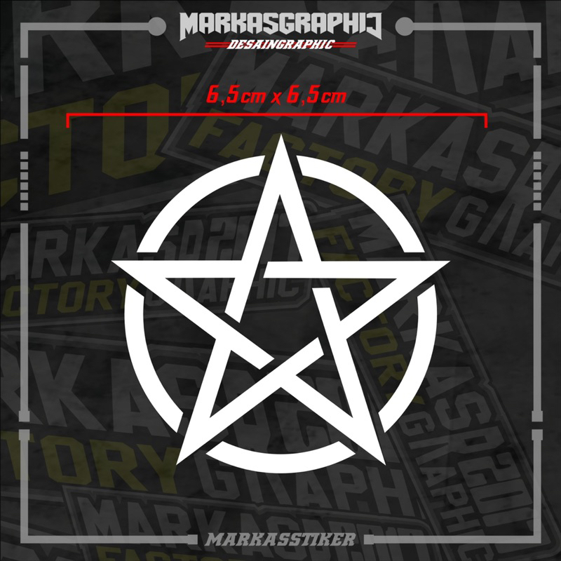 

STIKER LOGO BINTANG PENTAGRAM