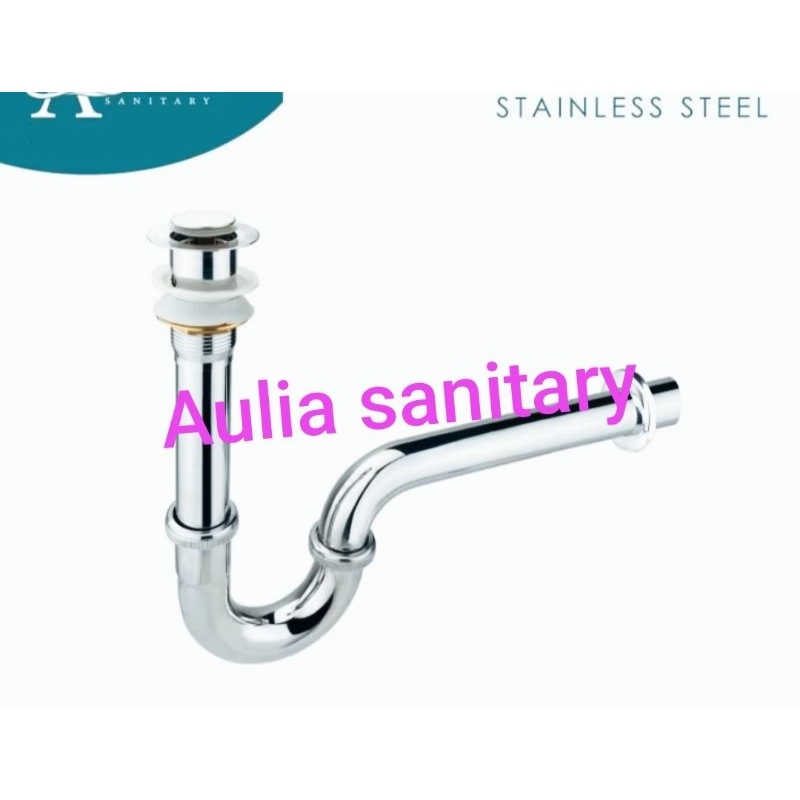 sifon wastafel murah stainless/ sifon stainless wastafel