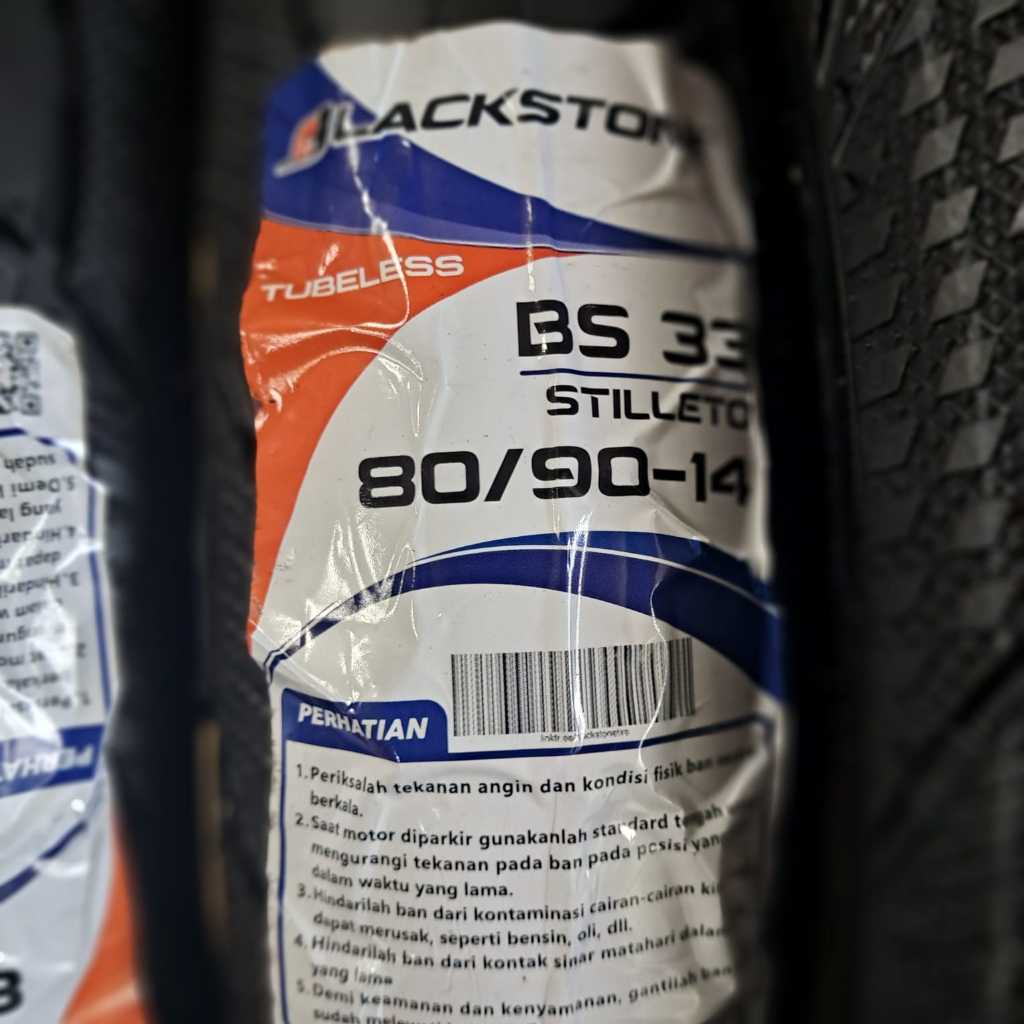 Ban Tubeless Blackstone Stiletto 80/90-14 | BS33