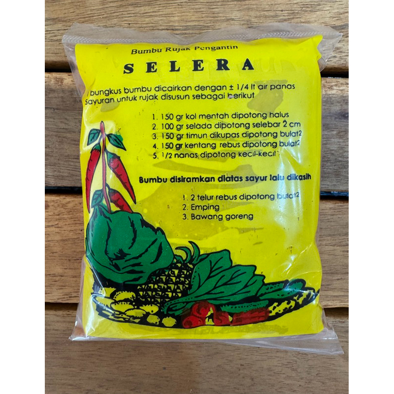 

bumbu rujak pengantin Selera 250gr