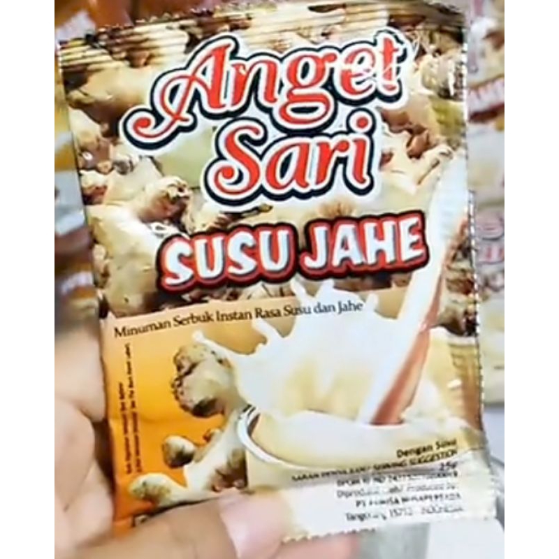 

anget sari susu jahe 28 gr per renceng | isi 10 sachet