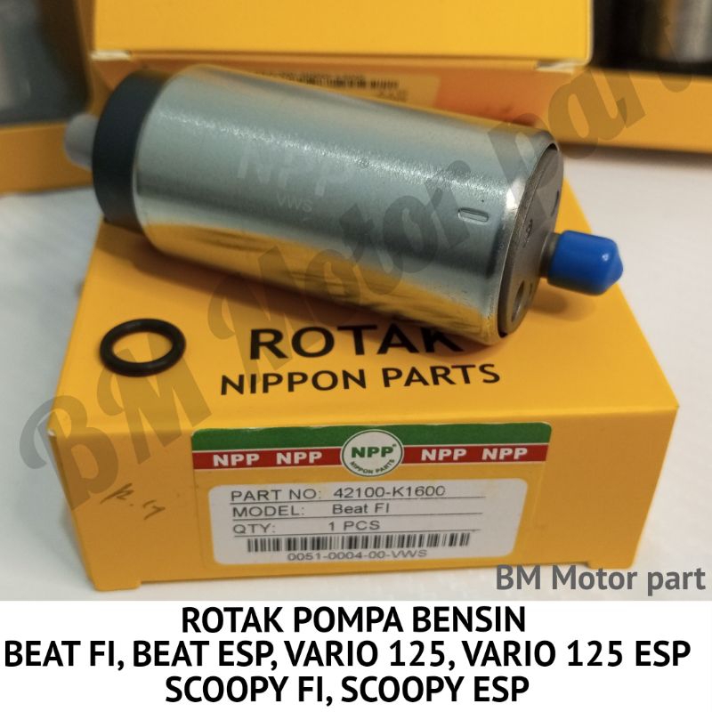 Rotak Pompa bensin original Npp Beat fi, Beat esp, Beat street esp, Beat pop fi, Vario 125, Vario 12