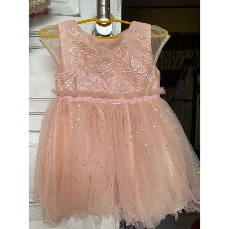 gaun pesta anak preloved/gaun lebaran bayi/baju bekas bayi/baju bayi preloved/gaun akikah bayi