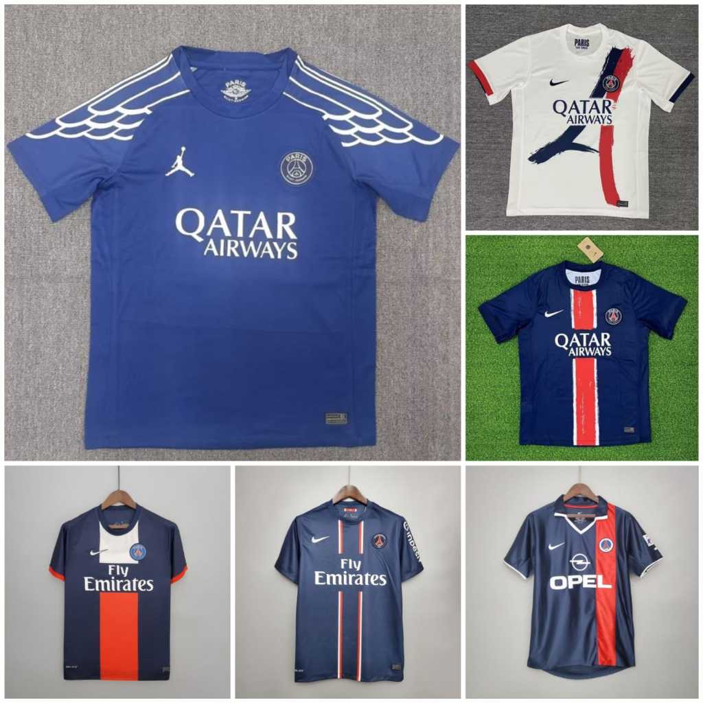 LIVE 4 KATALOG BAJU BOLA JERSEY PSG HOME 2022 2023 JERSEY FUTSAL PAKAIAN OLAHRAGA SEPAK BOLA JERSEY 