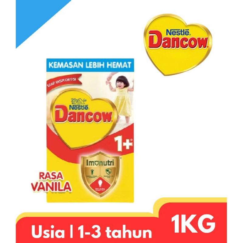 

Dancow 1+ (untuk usia 1-3 tahun) Vanilla/Madu 1kg
