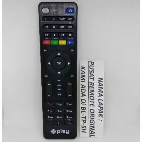 REMOTE REMOT PLAYBOX MNC PLAY VISION ORIGINAL ASLI