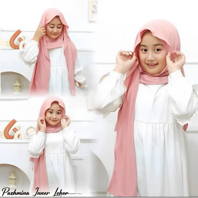 PASHMINA INSTAN INNER ANAK JERSEY/ PASHMINA INSTAN ANAK JERSEY PREMIUM