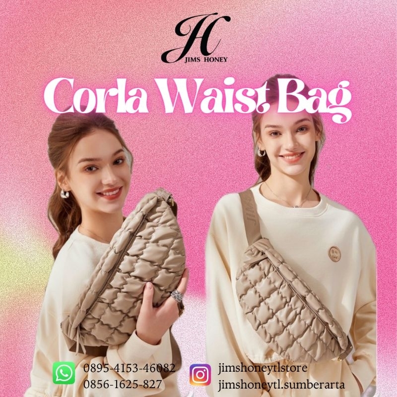 Corla Waist Bag Jims Honey || Jims Honey || Waist Bag || Tas Wanita