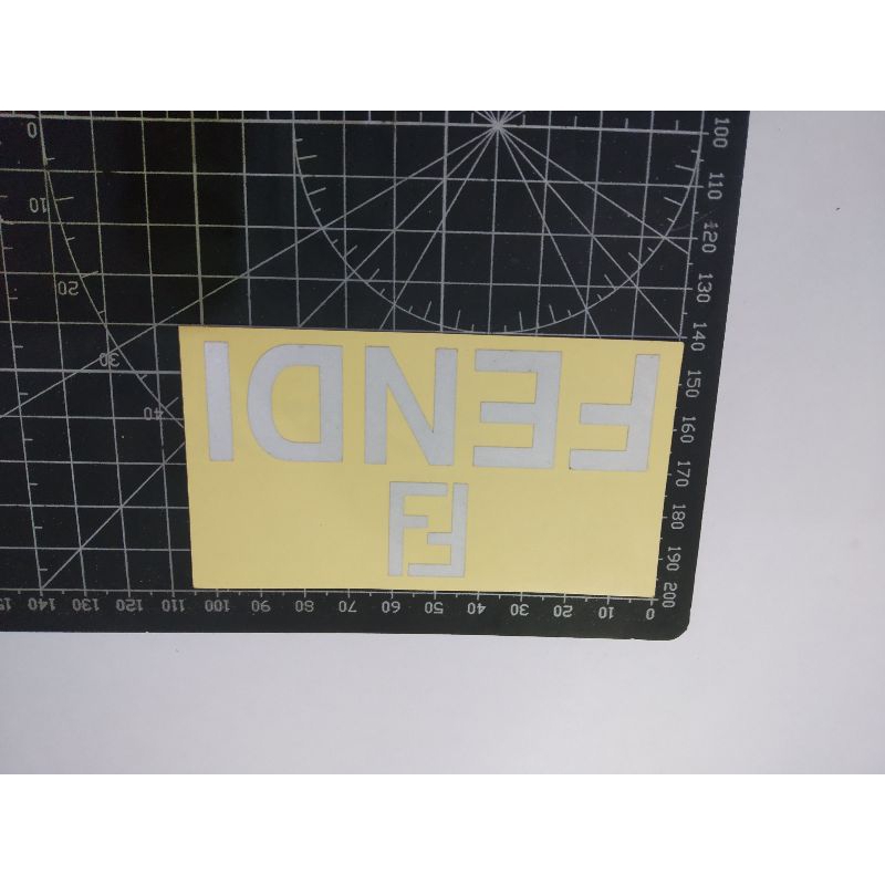 

stiker cutting fendi