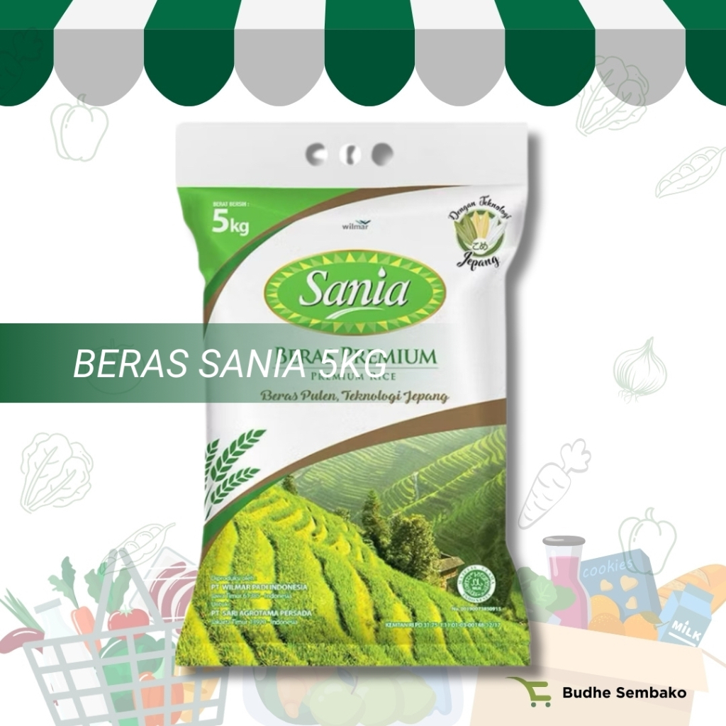 

BERAS SANIA PREMIUM BERAS PULEN 5KG