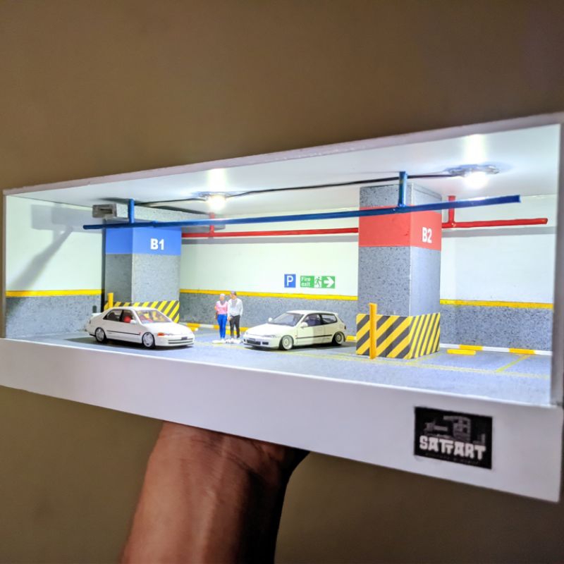 Diorama Basement 164 | diorama hot wheels | diorama diecast