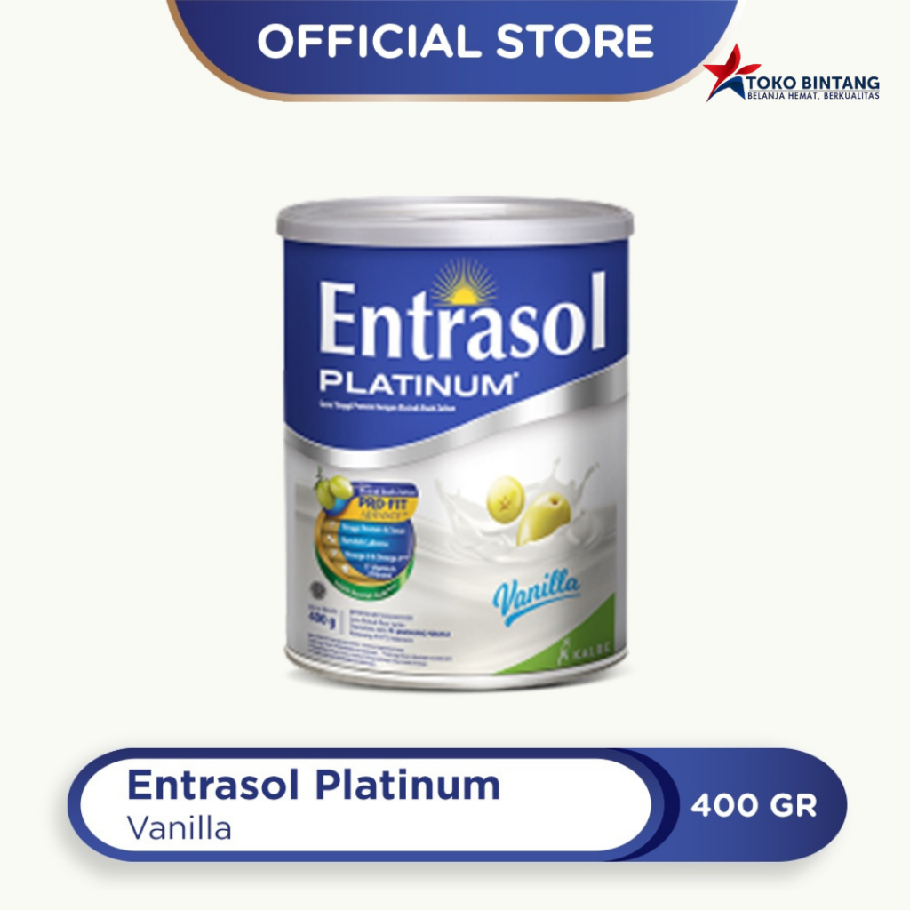 

Entrasol Platinum 400gr - Vanila/Coklat