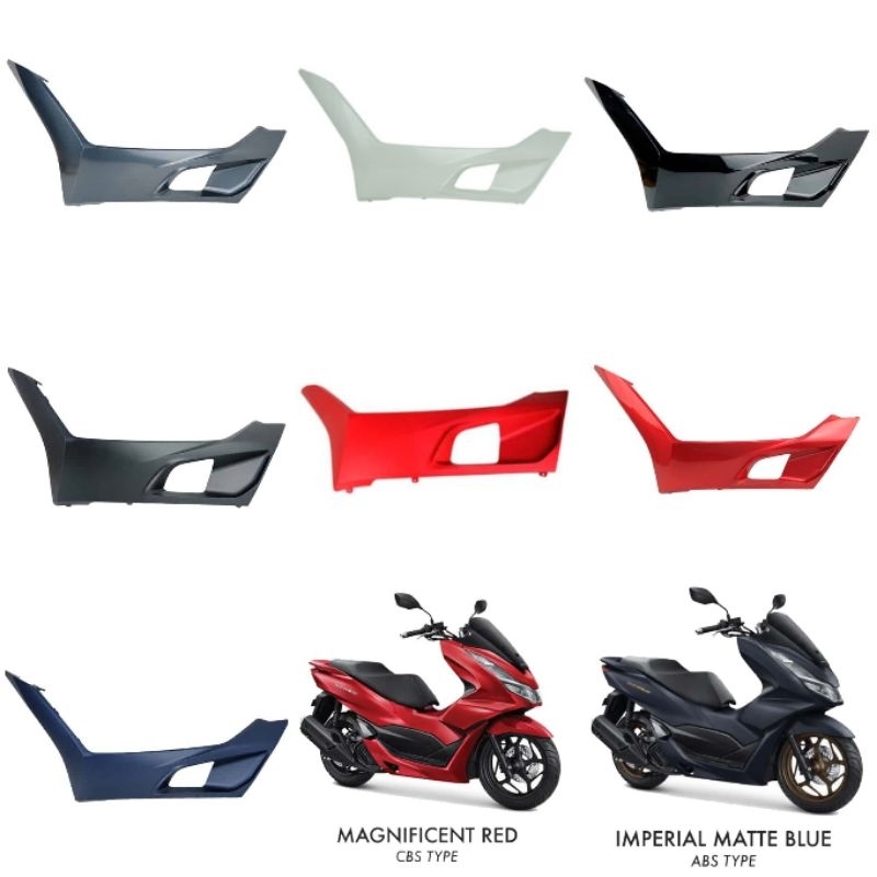 Cover underside kiri pcx 160 Cover Under Side Dek Samping Bawah Pijakan kaki kiri PCX 160