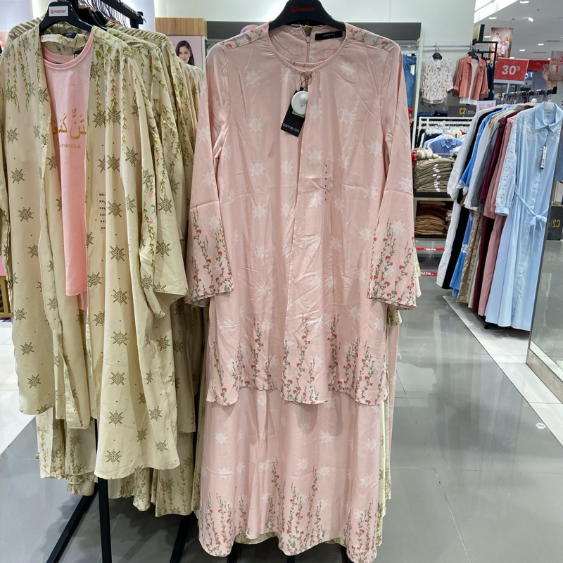 (LH) 4NN1S4 & C0NN3X10N 100% original Brand Departement Store Gamis wanita edisi lebaran bahan lembu
