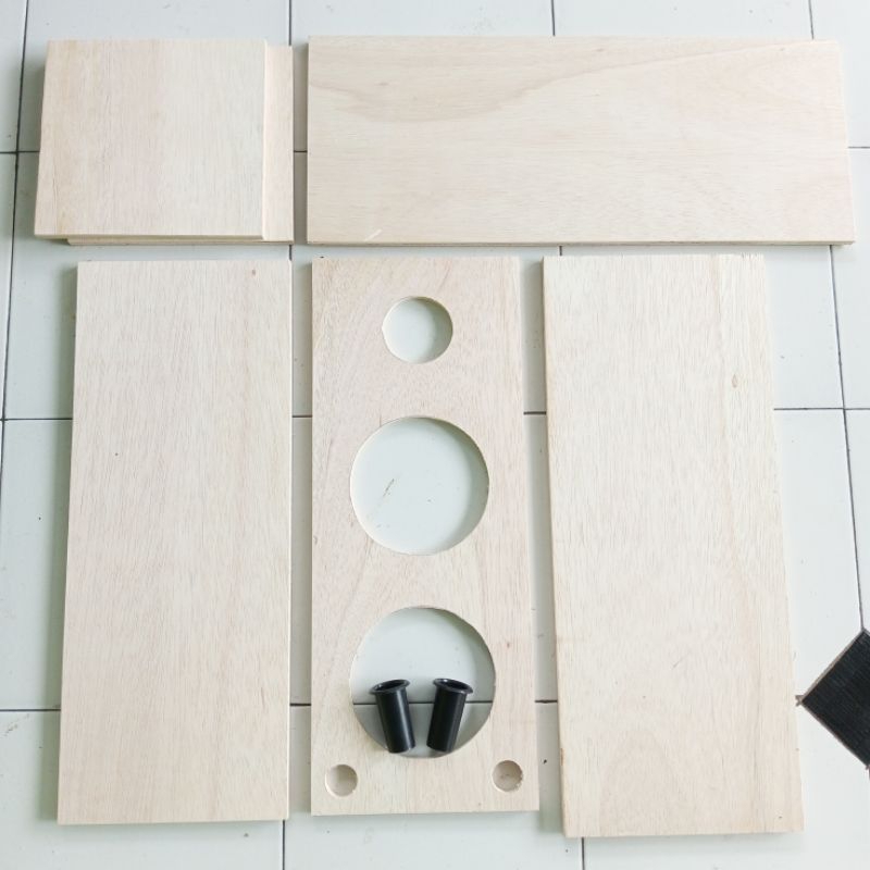 Potongan box speaker 6 inch double dan tweeter 3 inch ongkir lebih murah