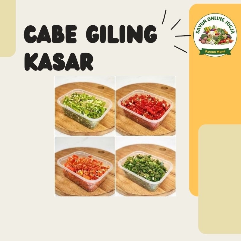 

Cabe giling kasar 100gr fresh - PAWON MAMI SAYUR ONLINE JOGJA