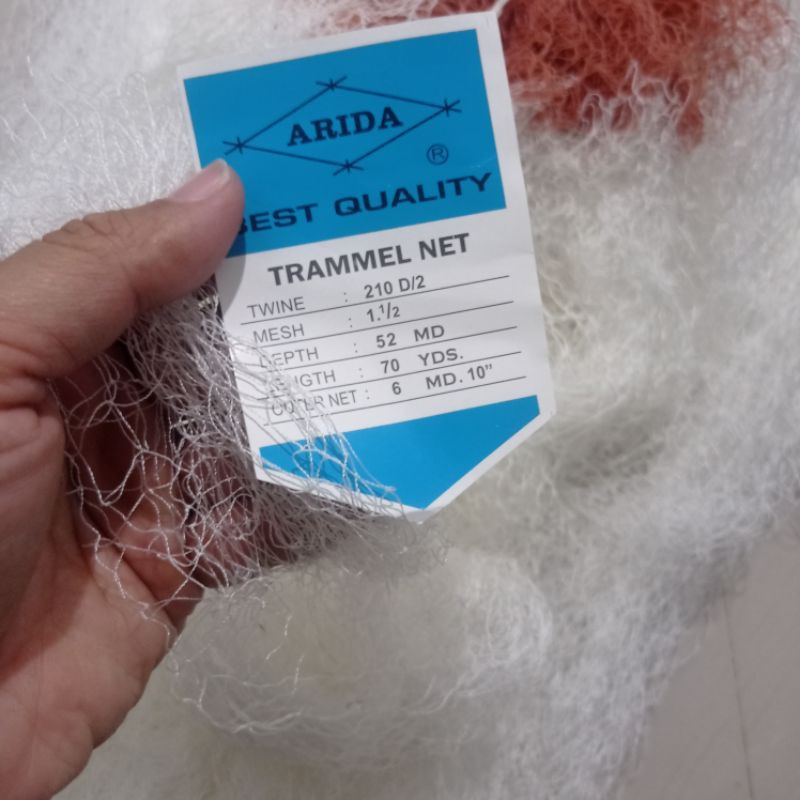 Promo jaring udang 3 lapis Arida luar dalam nilon jaring kantong jaring jrebung jaring ikan