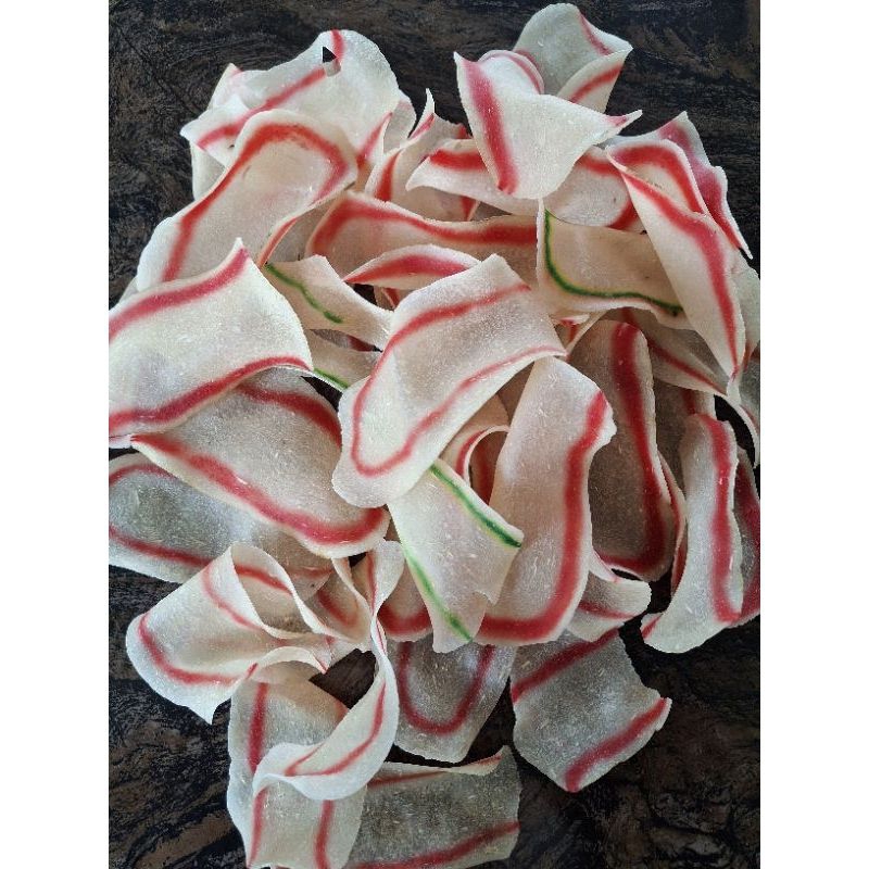 

Kerupuk singkong warna warni 1kg
