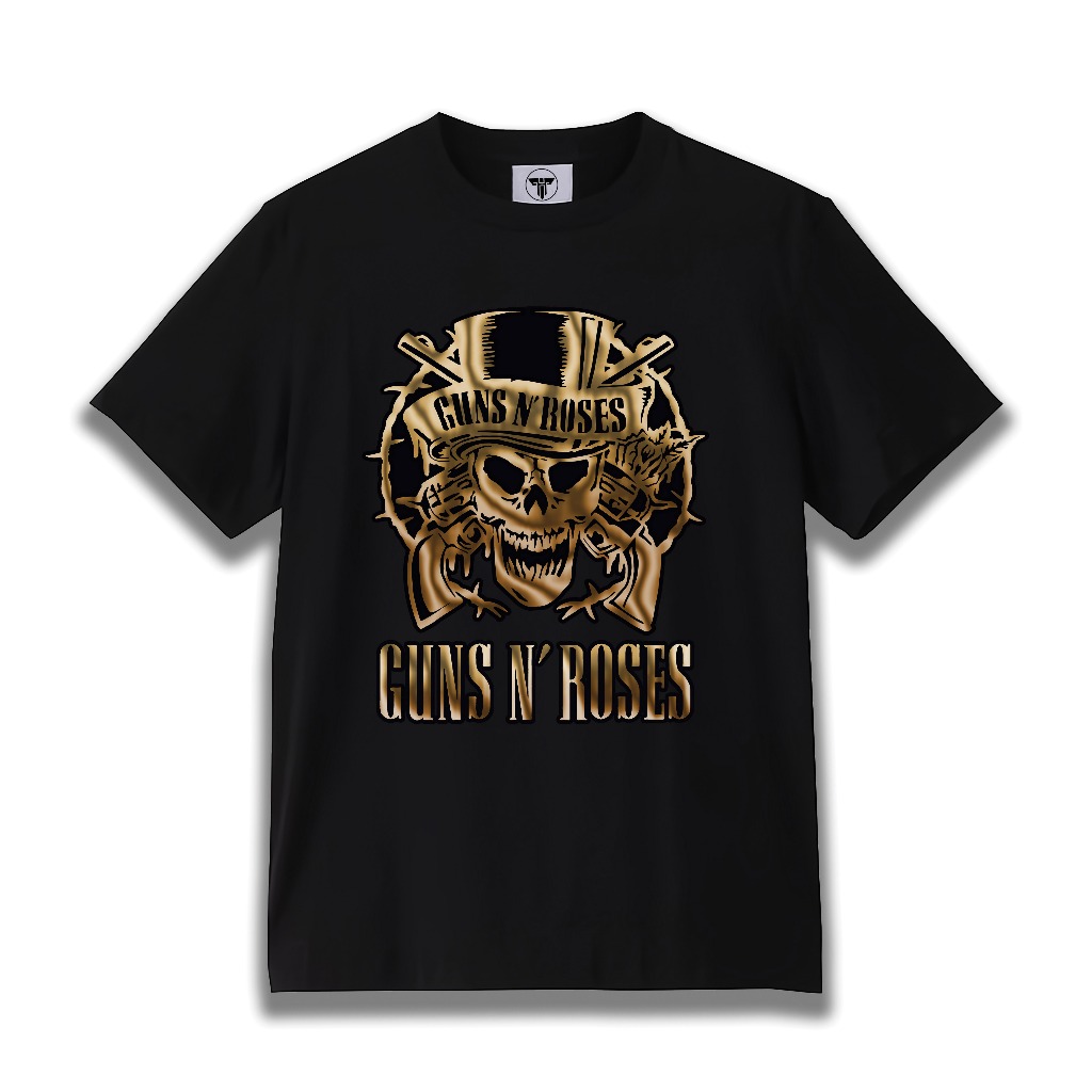 T-shirt Guns N Roses _Artwork V.1 | Kaos Band Guns N' Roses Premium