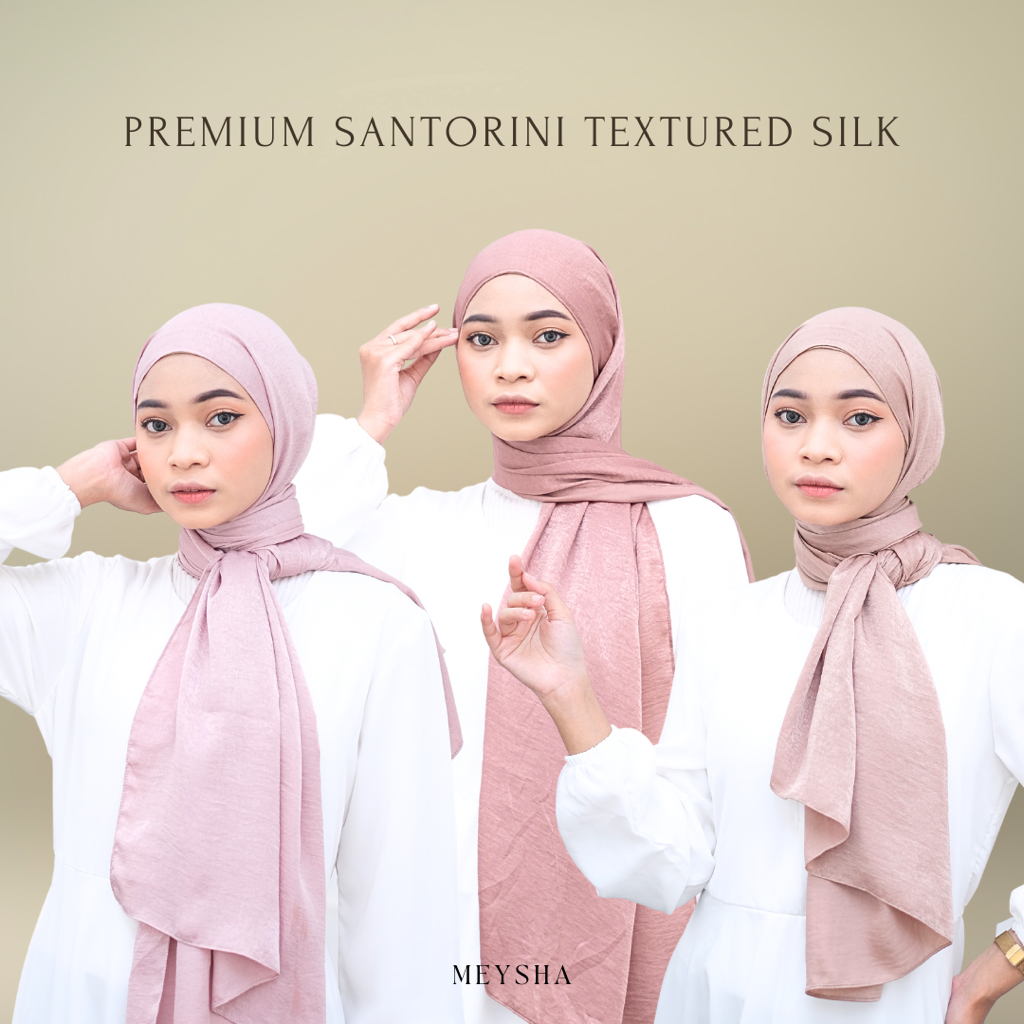 Luxury Pashmina Santorini Silk | Pashmina Textured Silk | Original Pashmina Malay Silk | Pashmina Lu