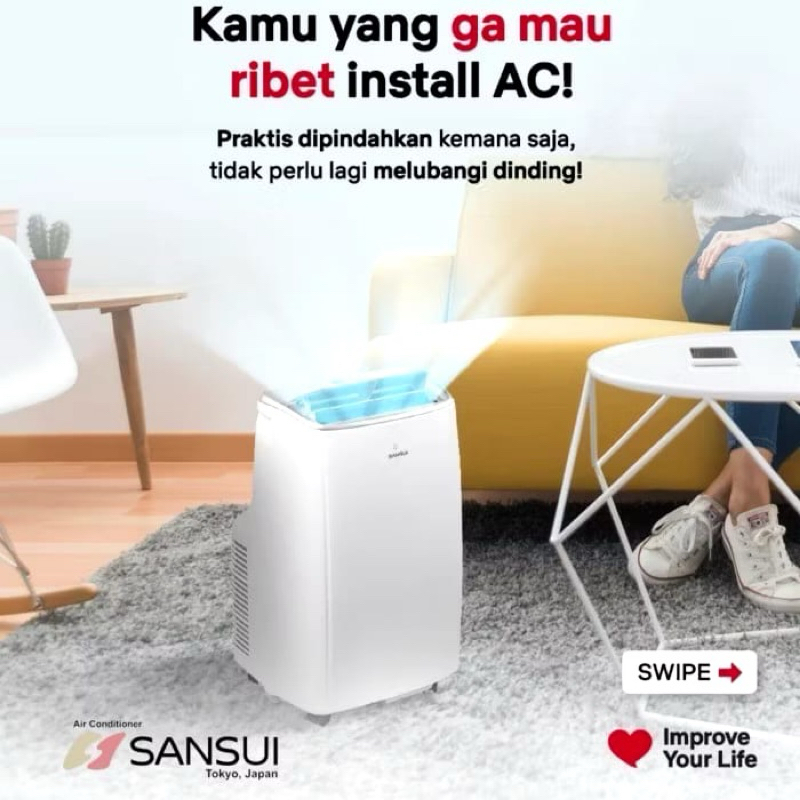 AC Portable Sansui 1Pk