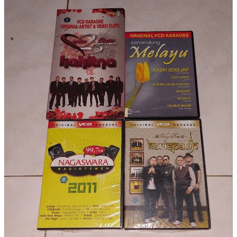 vcd Indonesia KAHITNA-25 Tahun Cerita Cinta / SENANDUNG MELAYU / NAGASWARA 2011 / KERISPATIH-The Ver