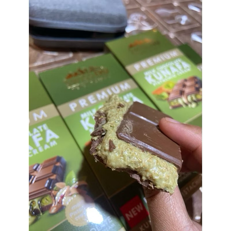 

coklat kunafa pistachio paket murah (bundling 5 pcs diskon)