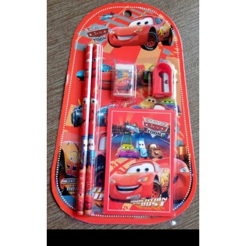 

SET 5IN1 ALAT TULIS CARS STATIONARY SET CARS