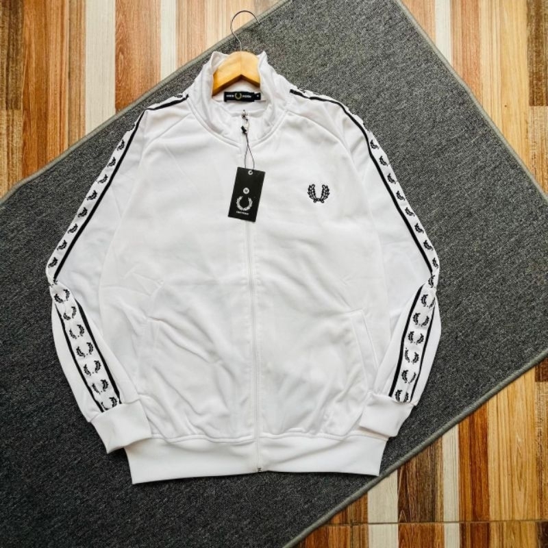 TRACKTOP  PUTIH TAPED