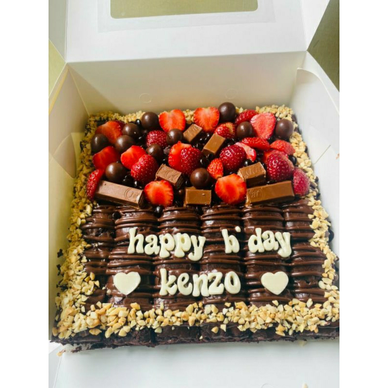 

Fudgy Brownie Birthday