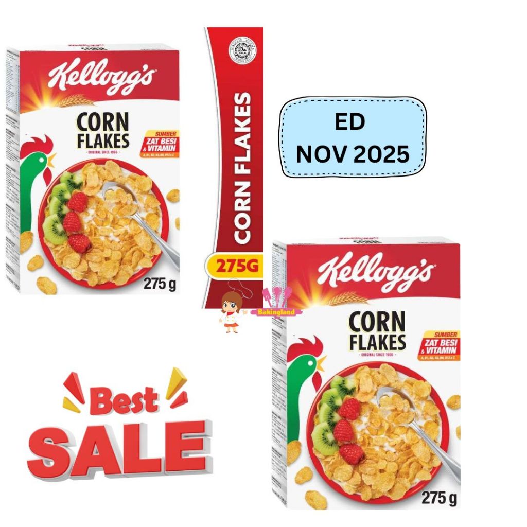 

promo buy 2 get 3 Kellogs Corn Flakes cereal jagung