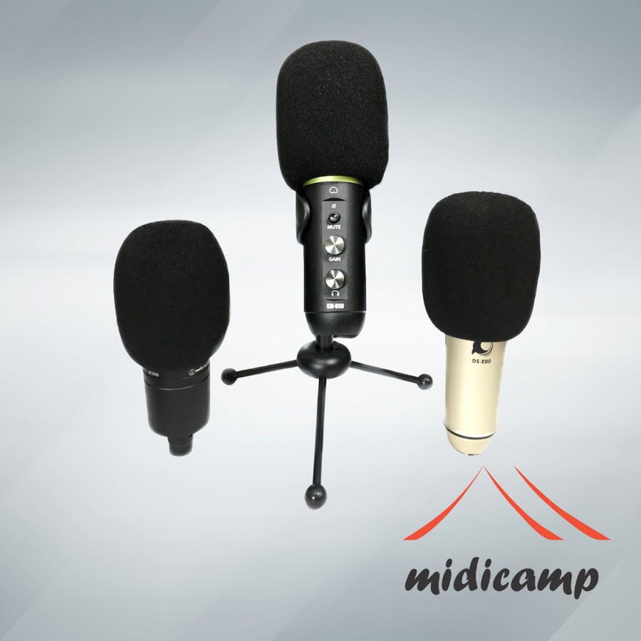 Large Mic Foam Busa mikrofon besar untuk mic condenser kualitas bagus tebal