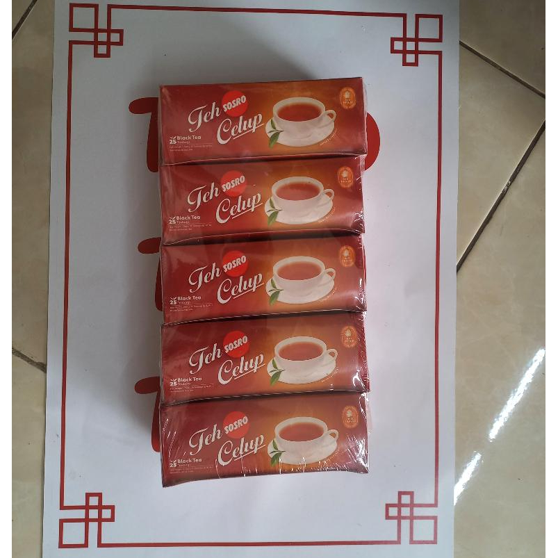 

Teh Celup Sosro Black Tea Bundel Isi 5