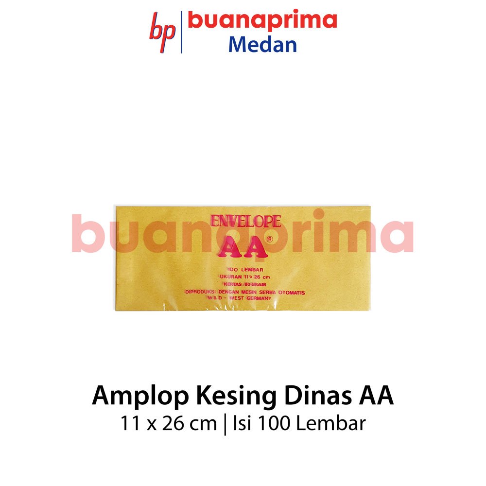 

AMPLOP KESING DINAS AA isi 100 Lembar 11 x 26 cm Polos Warna Coklat 80 gsm