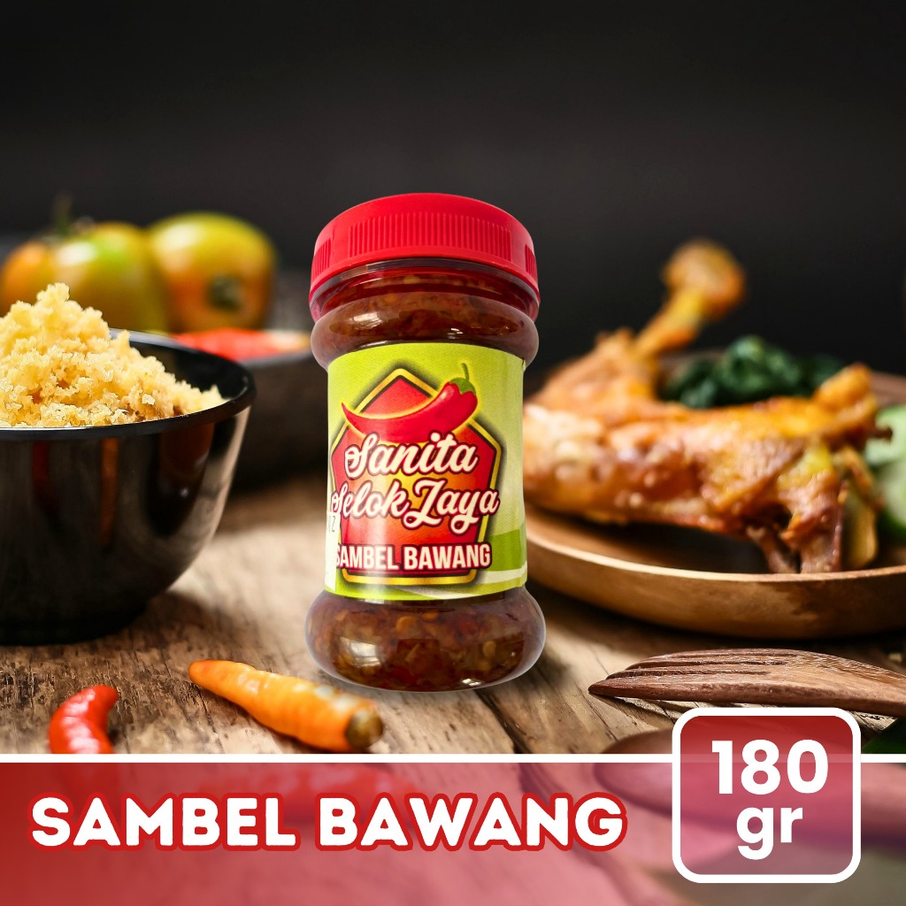 

SAMBEL BAWANG 180 GR SANITA SELOK JAYA