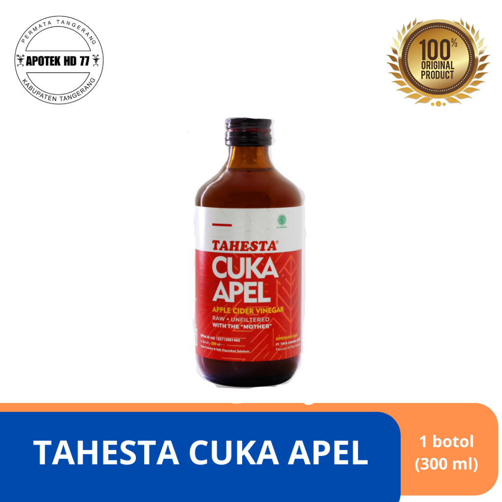 

TAHESTA CUKA APEL 300 ml | APPLE CIDER VINEGAR ORIGINAL