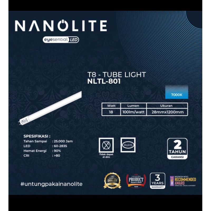 Tube Light LED Nanolite (T8)