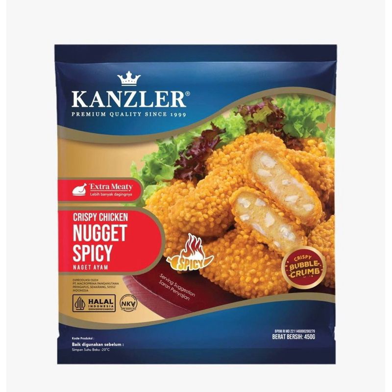

Kanzler Crispy Chicken Nugget Spicy 450gr