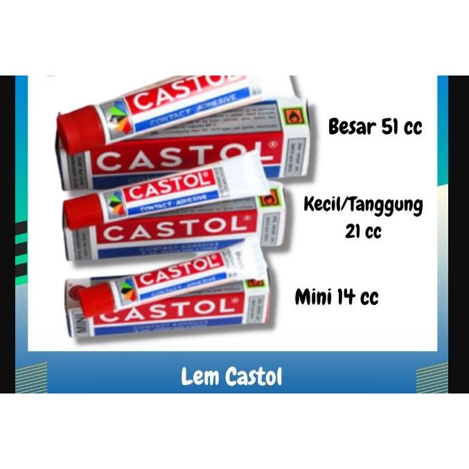 

[ PCS ] Lem Castol Besar / Castol Tanggung / Castol Mini Grosir dan Eceran