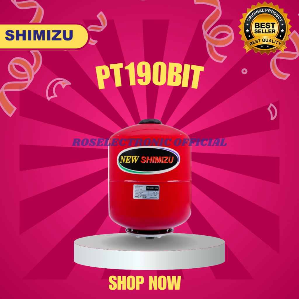 TANGKI POMPA AIR SHIMIZU PT190BIT 19L/PT-190BIT/PT 190BIT/PT 190 BIT/SHIMIZU TANGKI POMPA AIR
