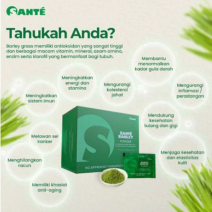 

Sante Barley Powder Pure ASLI