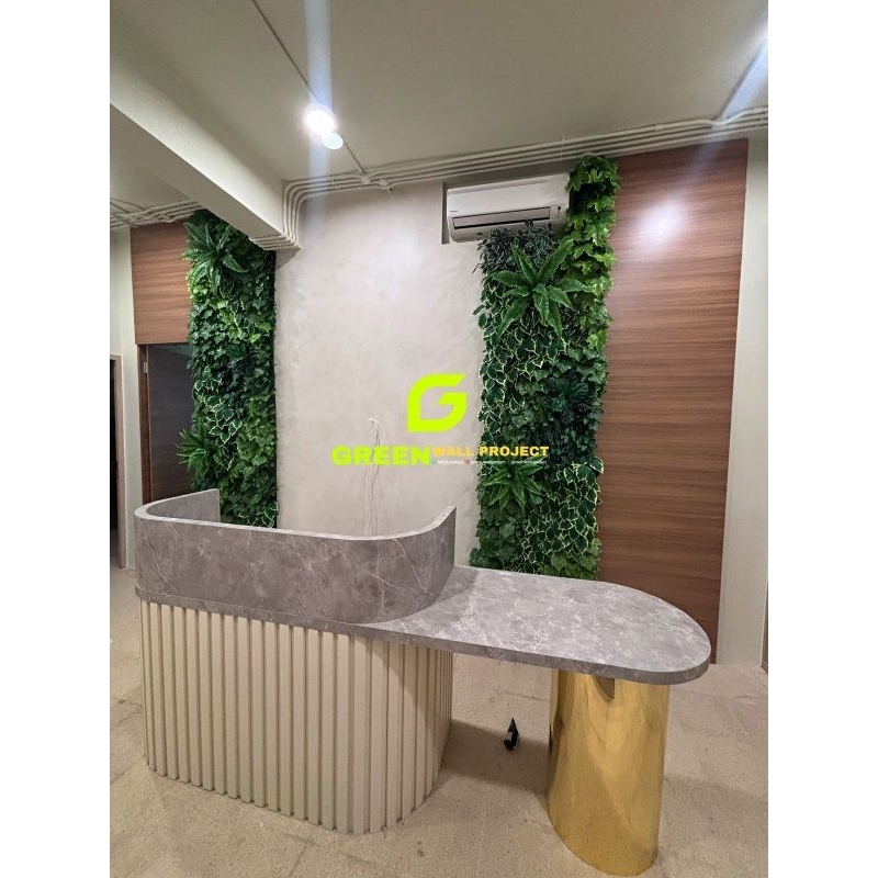 taman vertikal garden sintetis | pembuatan vertikal garden sintetis | vertikal garden pohon palsu