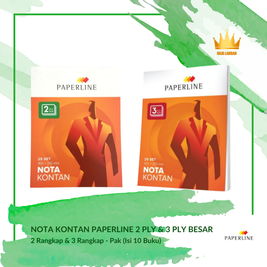 

Buku Nota Kontan Jual Beli Paperline 2 PLY & 3 PLY NCR/ Besar - Pak