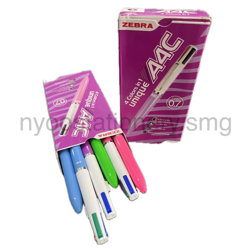 

(1 PC) PULPEN 4IN1 ZEBRA A4C HITAM MERAH BIRU HIJAU