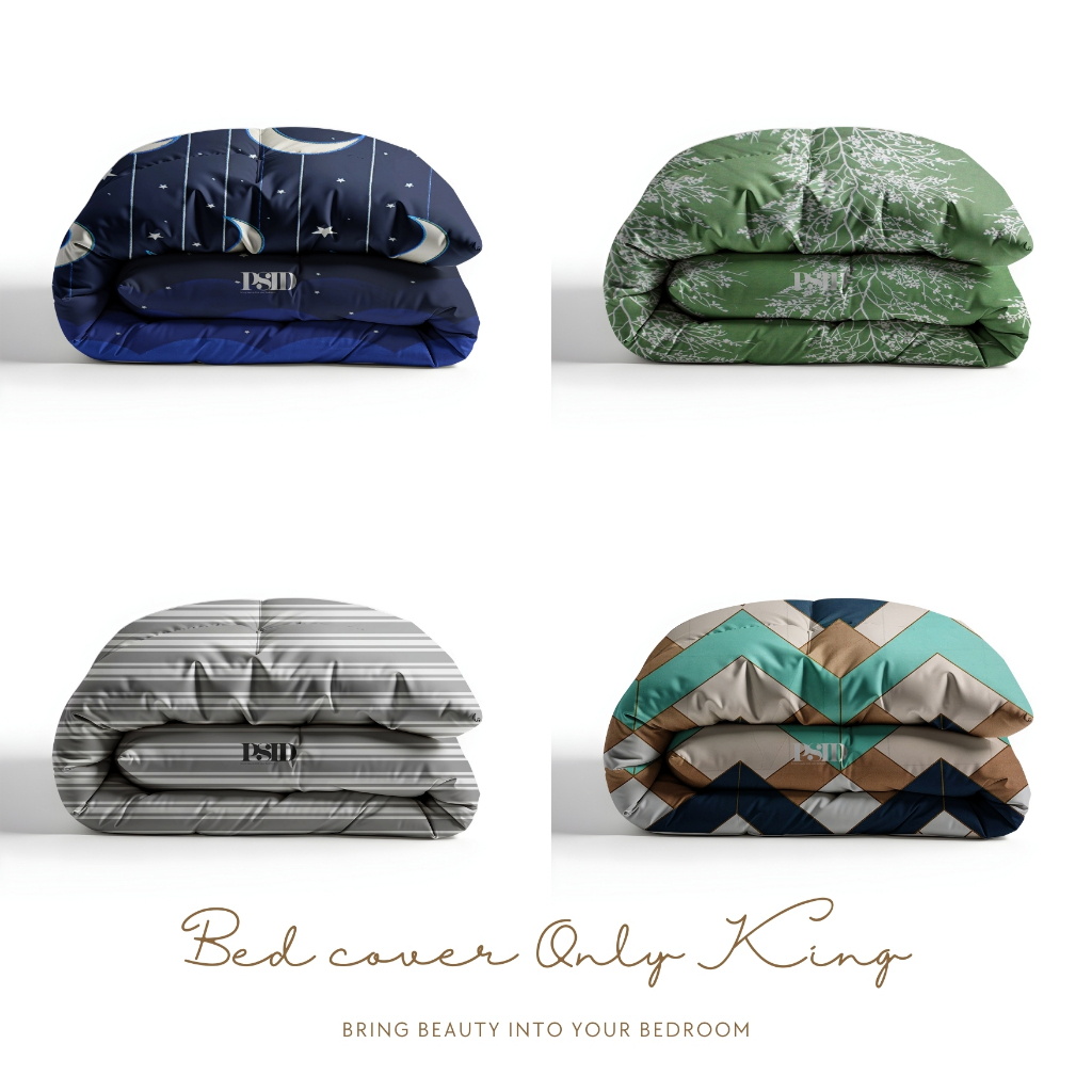 Promo Bedcover Only / Selimut Saja Size 200 x 220 180 x 220 120 x 220 Jeju Series Motif Best Seller 