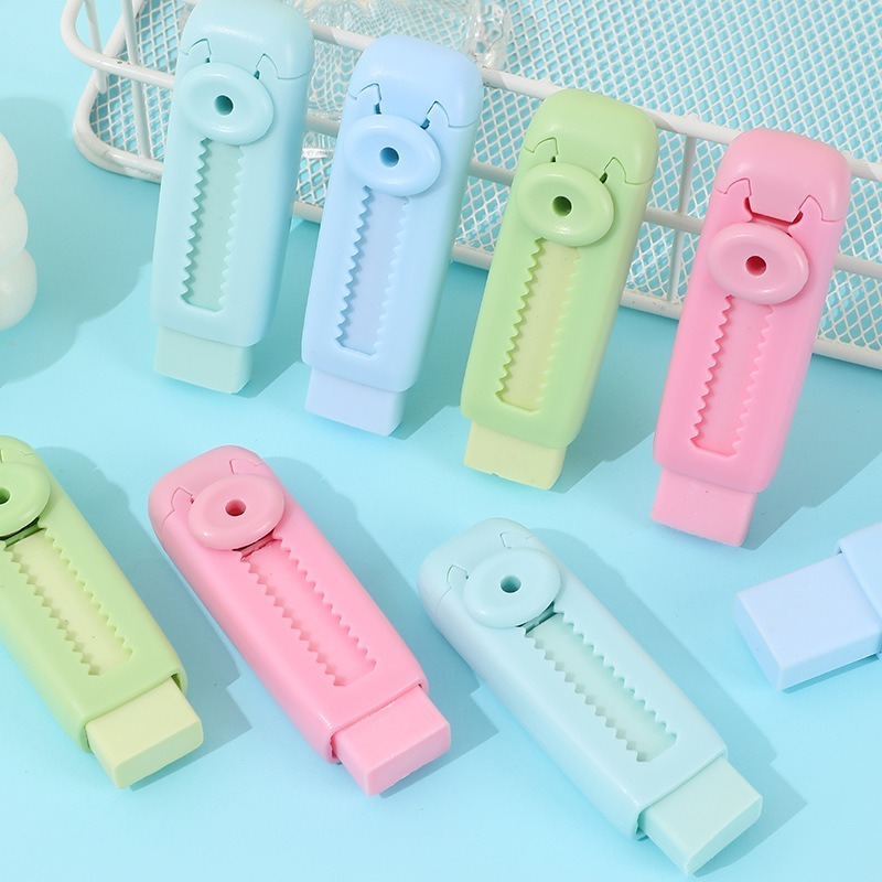 

Penghapus Pensil Dorong Warna Pastel Penghapus Mekanik Lucu Mechanical Eraser Push & Pull Retractable Perlengkapan Sekolah Anak Sliding Eraser Hapusan Mekanik Warna Lucu Tidak Meninggalkan Serpihan