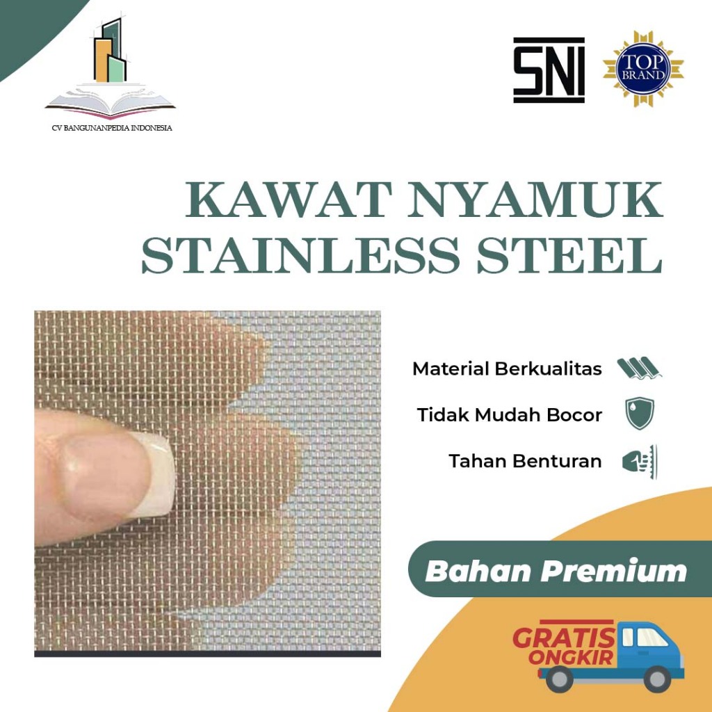 KAWAT NYAMUK STAINLESS STEEL MESH 16